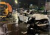 Моторошна аварія в Києві: легковик вилетів на зустрічну смугу та врізалася у вантажівку